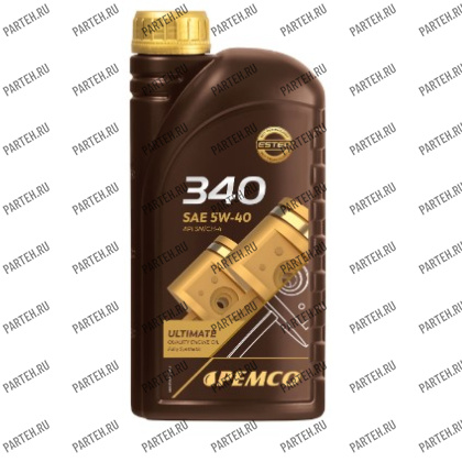 PM0340-1 Масло моторное PEMCO 340 SAE 5W-40 (1литр) PEMCO