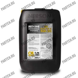 SNN5-30020 Масло моторное NERSON OIL Red Line Professional synthetic SN/GF-5 5W-30 20л Nerson