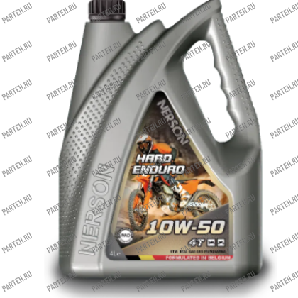 EH4T-0004 Масло мотороное NERSON 4T Enduro Hard Synthetic 10W-50 4л (эндуро/мотокросс) Nerson