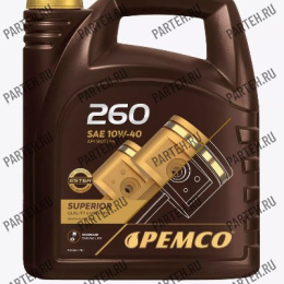 PM0260-4 Масло моторное PEMCO 260 SAE 10W-40 (4литр) PEMCO