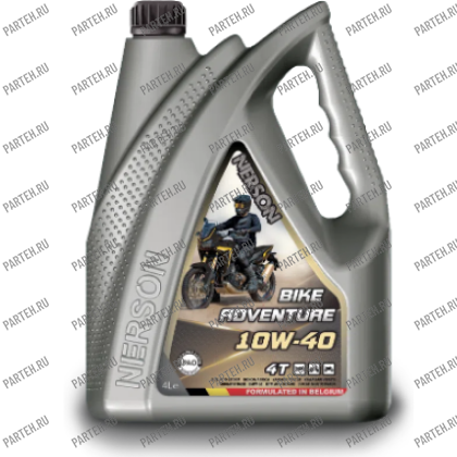 AB4T-0004 Масло моторное NERSON 4T Bike Adventure synthetic 10W-40 4л (класс турист) Nerson