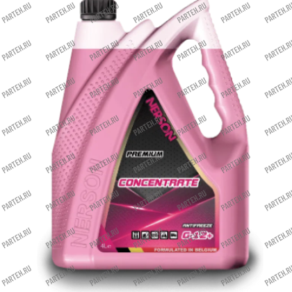 G12R-C0004 Антифриз NERSON OIL HD Premium G-12+ 4л КРАСНЫЙ концентрат Nerson