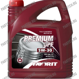 FV3703-5-E Масло моторное Favorit Premium DPF SAE 5W-30 (5 л) FAVORIT