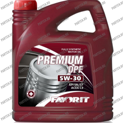 FV3703-5-E Масло моторное Favorit Premium DPF SAE 5W-30 (5 л) FAVORIT