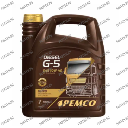 PM0705-5 Масло моторное DIESEL G-5 PEMCO 10W-40 UHPD (5 литров) PEMCO