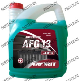 FV4013-5-E ОЖ Favorit Antifreeze AFG13 (-40°) зеленый/ green (5 л) FAVORIT