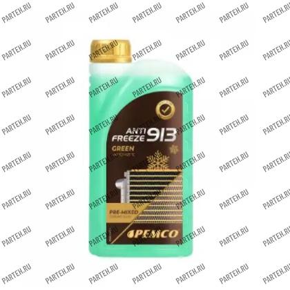PM0913-1 Антифриз PEMCO 913 (-40)зеленый (1литр) PEMCO