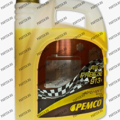 PM0914-5 Антифриз PEMCO 913+ (-40) желтый (5 литров) PEMCO