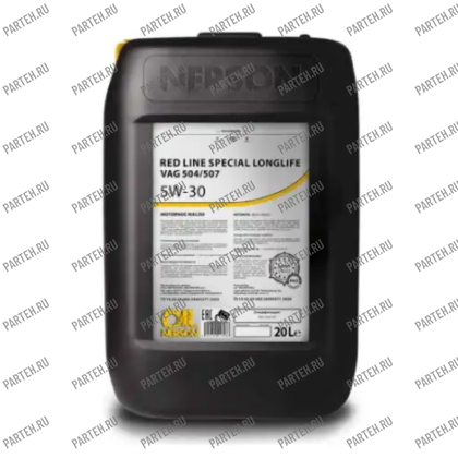 VAG5-30020 Масло моторное NERSON OIL Red Line Special LongLife VAG 504/5075W-30 20л Nerson