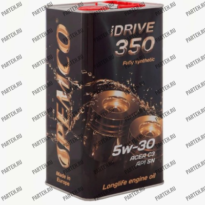 PM0350-4ME Масло моторное PEMCO 350 SAE 5W-30 (4литр) metal PEMCO
