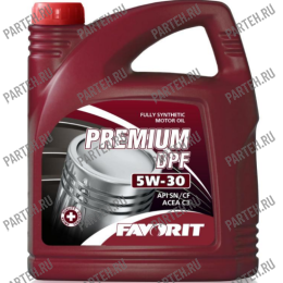 FV3703-4-E Масло моторное Favorit Premium DPF SAE 5W-30 (4 л) FAVORIT