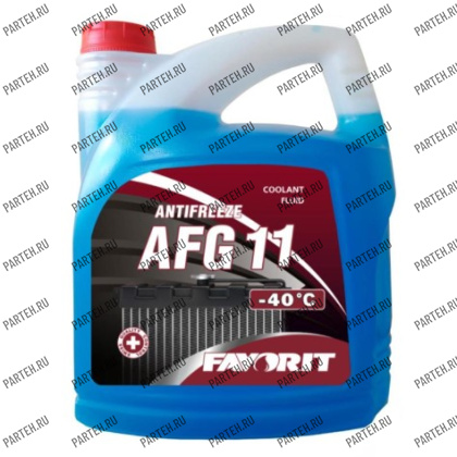 FV4011-4-E ОЖ Favorit Antifreeze AFG11 (-40°) синий/blue (4 л) FAVORIT
