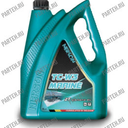 TC2T-0004 Масло моторное NERSON OIL 2T TC-W3 Marine synthetic 4л (лодки/катера) Nerson