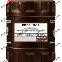 PM0712-20 Масло моторное DIESEL G-12 PEMCO 10W-30 SHPD (20 литров) PEMCO