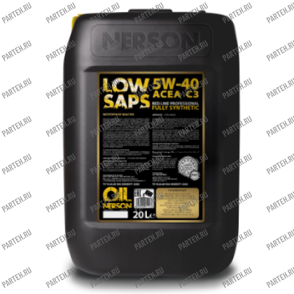 C305-40020 Масло моторное NERSON OIL Red Line Professional Fully Synthetic ACEA C3 5W-40 20л Nerson