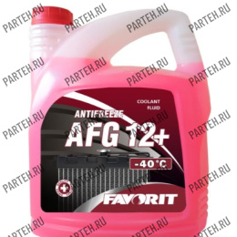 FV4012-5-E ОЖ Favorit Antifreeze AFG12+ (-40°) красный/red (5 л) FAVORIT