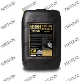 CKK5-30020 Масло моторное NERSON OIL High Performance Truck CK-4 5W-30 20л Nerson