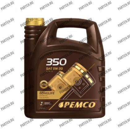 PM0350-5 Масло моторное PEMCO 350 SAE 5W-30 (5 литр) PEMCO
