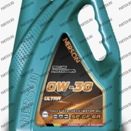 SPP0-30004 Масло моторное NERSON OIL Red Line Professional Ultra Fully Synthetic SP/GF-6A 0W-30 4л Nerson