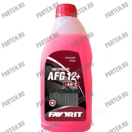 FV4012-1-E ОЖ Favorit Antifreeze AFG12+ (-40°) красный/red (1 л) FAVORIT