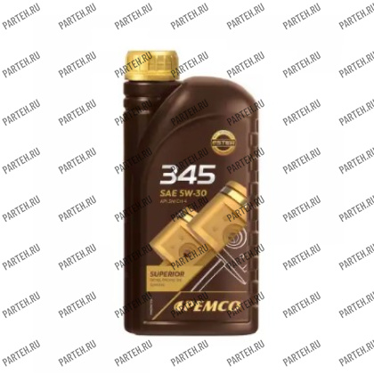 PM0345-1 Масло моторное PEMCO 345 SAE 5W-30 (1литр) PEMCO
