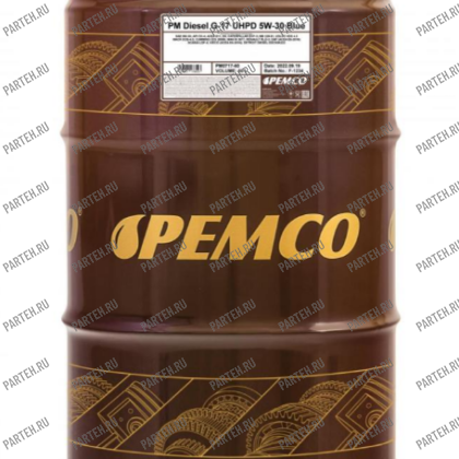 PM0717-60 Масло моторное DIESEL G-17 PEMCO SAE 5W-30; UHPD BLUE (60 литров) PEMCO