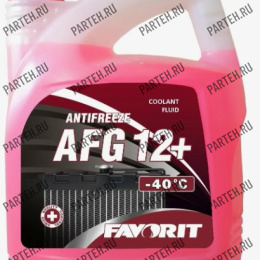 FV4012-4-E ОЖ Favorit Antifreeze AFG12+ (-40°) красный/red (4 л) FAVORIT