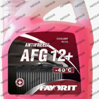 FV4012-4-E ОЖ Favorit Antifreeze AFG12+ (-40°) красный/red (4 л) FAVORIT