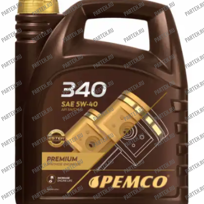 PM0340-4 Масло моторное PEMCO 340 SAE 5W-40 (4литр) PEMCO